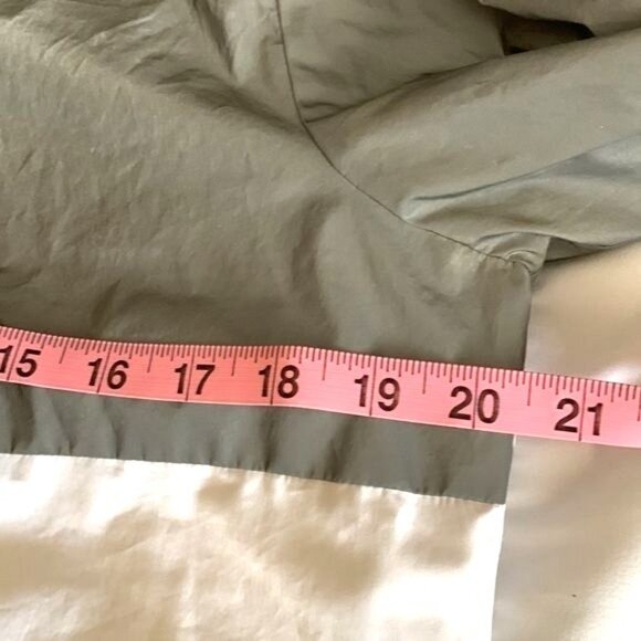 Fila Sport Womens Hooded Windbreaker Jacket S Polyester Gray/White - Picture 7 of 7